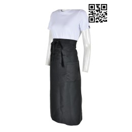 AP057 team logo embroidery design tailor made half apron cafe coffee servants apron catering industry hotel apron Hong Kong company supplier AP057 team logo embroidery design tailor made half apron cafe coffee servants apron catering industry hotel apron Hong Kong company supplier